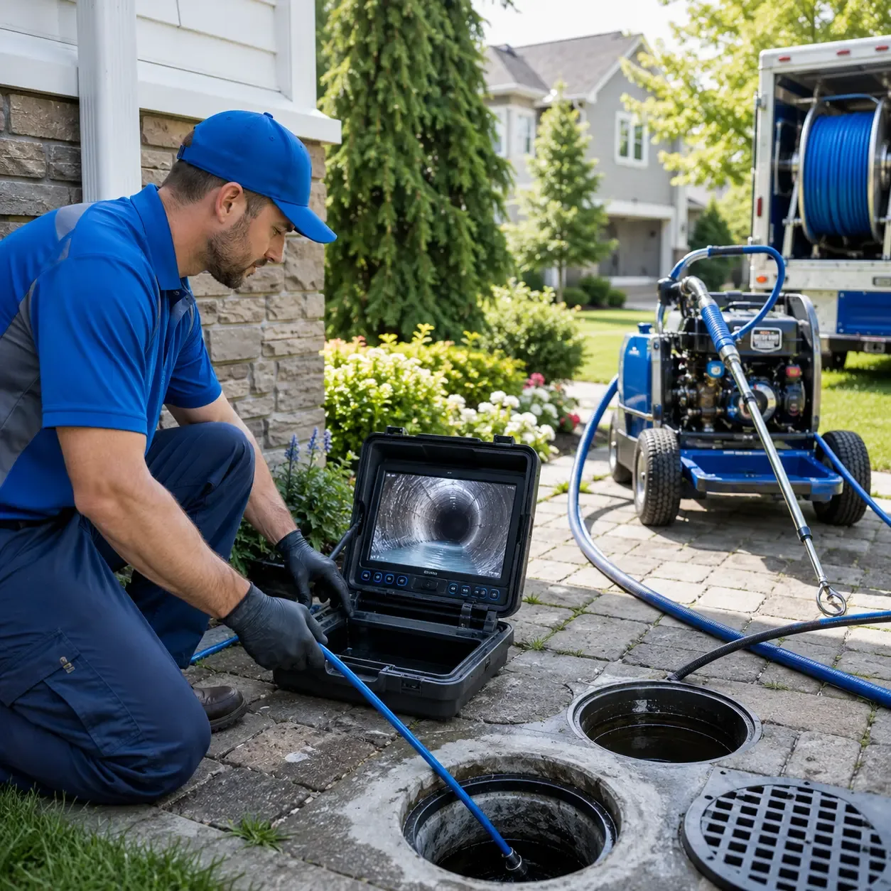 Outdoor drain cleaning professionals serving New Providence, IA